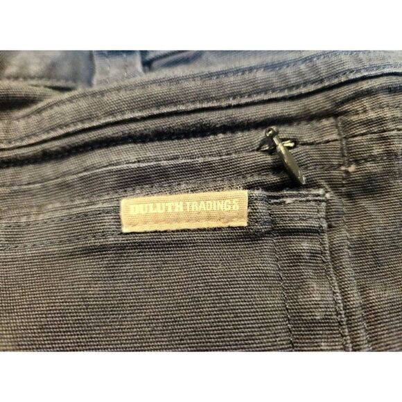 Duluth Trading Women's Curve Setter Waistband Navy Blue Cargo Pockets Size 18x31 - Picture 14 of 16